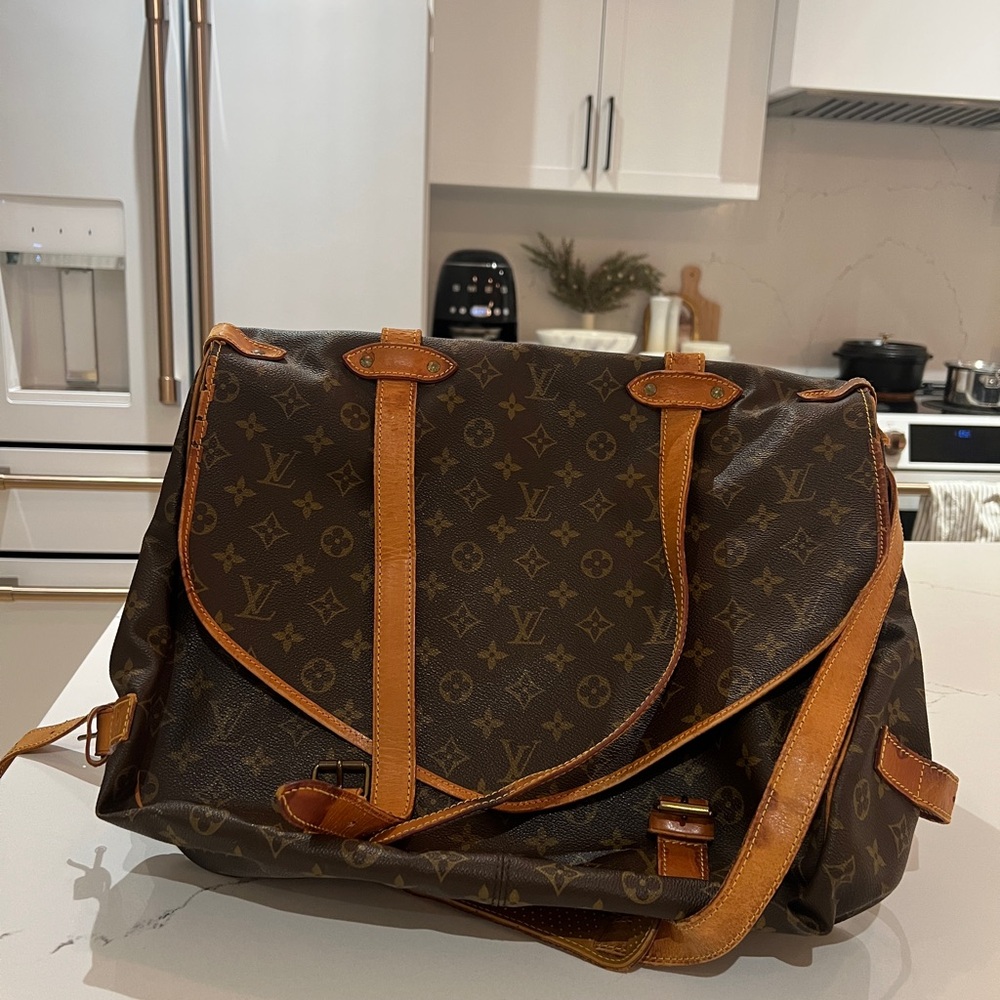 Louis Vuitton Brown Monogram Messenger Bag